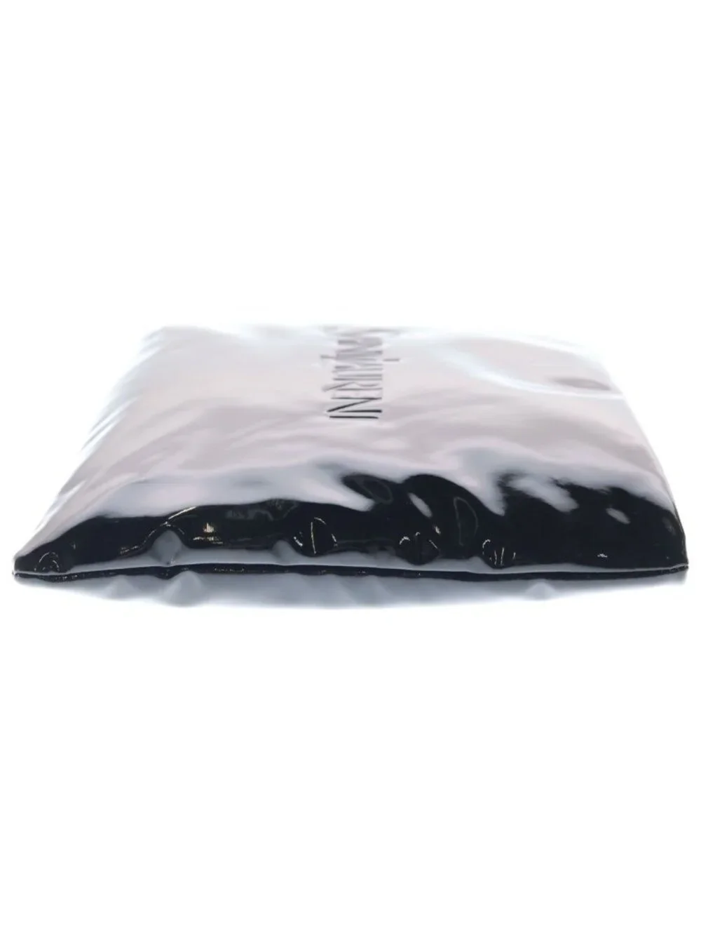 Saint Laurent Paris Large Puffy Pouch Clutch Case Black Patent - Picture 3 of 6